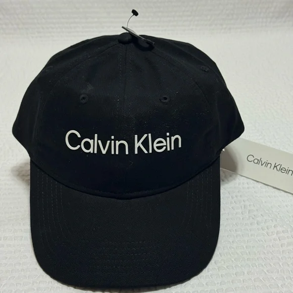 Calvin Klein Black Baseball Cap - Picture 2 of 7